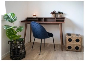 Kék-aranyszínű bársony étkezőszék szett 2 db-os Geneve – House Nordic