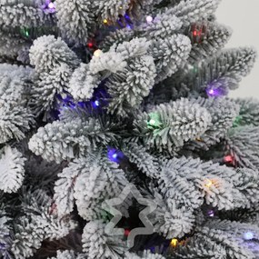 Feh&amp;eacute;r Lucfenyő 350 LED 180 cm