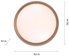 Leuchten Direkt 1434718-LED dimmelhető mennyezeti lámpa EMILIA 28,8W/230V fekete