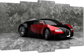 Vászonkép 100x60 Bugatti Veyron Piros