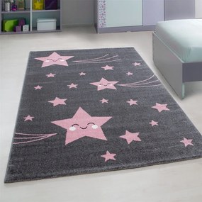 Rózsaszín-szürke gyerek szőnyeg 140x200 cm Kids – Ayyildiz Carpets