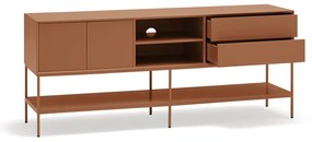 Téglavörös TV-állvány 175x74x45 cm Platt – Teulat