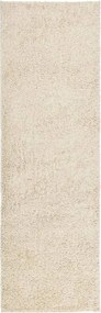 vidaXL PAMPLONA arany magas szálú bolyhos modern szőnyeg 80 x 250 cm