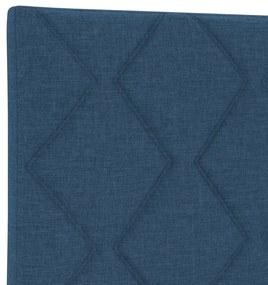 LED Fejtámla Gyémánt Blokk Dizájnnal Kék 80 cm Textil