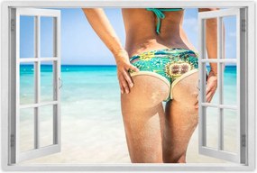 Poszterek 60x40 Szép fenék a tengerparton