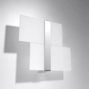 Sollux SL.0187 - Fali lámpa MASSIMO 2xG9/40W/230V fehér/króm