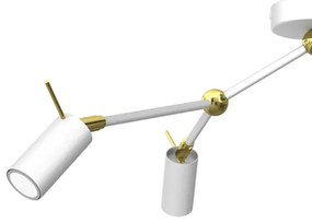 Spotlámpa IRIS 3xGU10/MR11/40W/230V fehér/arany