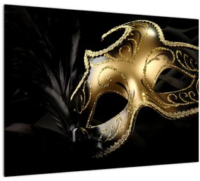 Kép - Arany maszk (üvegen) (70x50 cm)