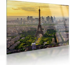 Üveg kép - Párizsi panoráma (70x50 cm)