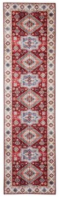 Piros-bézs futószőnyeg 60x225 cm Topaz – Think Rugs