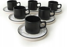 Keramika Csésze És Tányér Szett 6 Db-os Opa