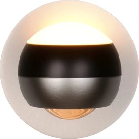 Fekete-ezüstszínű LED fali lámpa Orbit – Trio Select