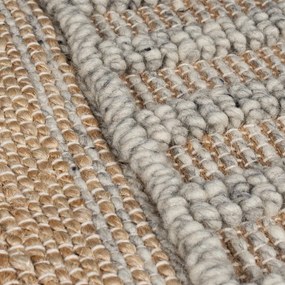 Világosszürke-natúr színű futószőnyeg 60x230 cm Medina – Flair Rugs