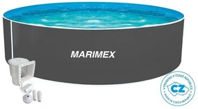 Marimex Orlando medence 4,57x1,07 m - SZÜRKE, medence, fólia, szkimmer