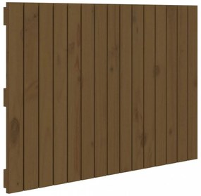 mézbarna tömör fenyőfa fali fejtámla 95,5 x 3 x 60 cm