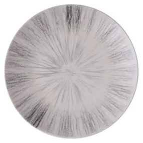 24 darabos étkészlet, szürke/porcelán