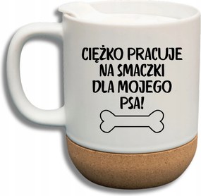 Fehér Bögre Fedéllel Ajándék A Kutyámnak!