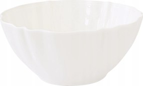 Porcelán tál 12cm Perle Bianco tál az Easy Life-tól hullámos perem