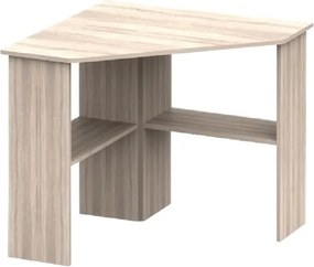PC asztal, sarok, tölgy sonoma, RONY NEW