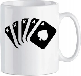 Ajándék bögre Póker Full Kerámia 330 ml
