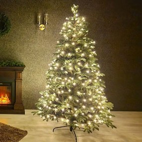 Karácsonyi LED fényfüzér melegfehér színben 16m 160LED