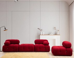 Sarokkanapé Bubble ( L1-O1-1R -Puf) - Red
