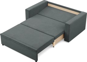 Zeus kanapé, bársony, hab töltet, egyenes kartámasz, szürke