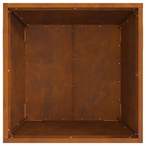 Négyzet alakú Tűzrakó 50x50x30 cm Rozsdamentes Acél