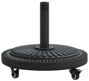 Napernyő Alap Kerek Kerekekkel Ø38-48 mm Rúdhoz 13 kg