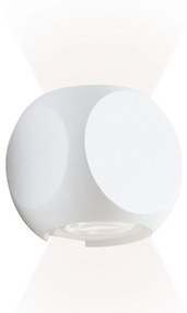 Viokef BALLITO fali lámpa, fehér, 3000K melegfehér, 2 db beépített LED, 235 lm, VIO-4210900