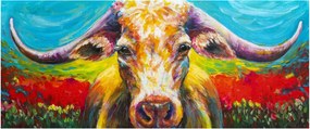 Kép - Festett tehén (120x50 cm)