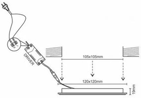 LED Dimmelhető beépíthető lámpa LED/6W/230V 3000-6500K Wi-Fi Tuya