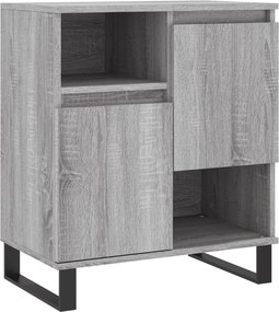 vidaXL szürke sonoma színű szerelt fa tálalószekrény 60 x 35 x 70 cm