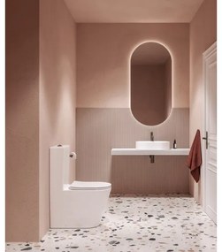 Ravak X01872 - perem nélküli kombi WC lágy záródású ülőkével ELEGANT kerámia/fehér