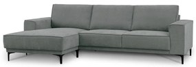 Sötétszürke sarokkanapé (bal oldali) Copenhagen – Scandic