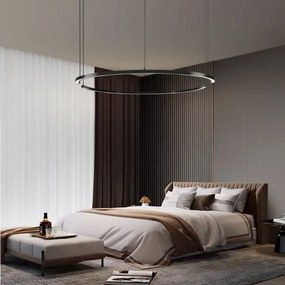 Immax NEO 07329L - LED dimmelhető, kábelre függeszthető csillár FINO 72W/230V 120 cm fekete Tuya+ távirányító