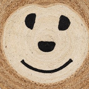 Natúr színű juta gyerek szőnyeg ø 100 cm Chiquillo – Ixia