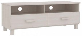 HAMAR fehér tömör fenyőfa TV-szekrény 106 x 40 x 40 cm