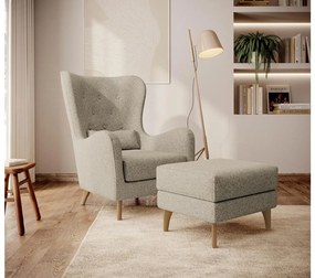 Fotel Calimero I  (bézs + bükk). 1099337