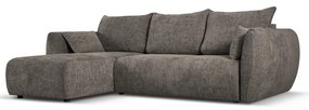 Szürke sarokkanapé (bal oldali) Matera – Cosmopolitan Design