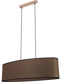 Spot-Light 1027400411540 - Csillár zsinóron MERCEDES 2xE27/40W/230V tölgy 1027400411540