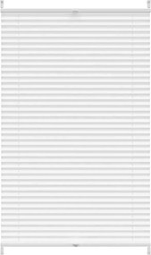 vidaXL Plisse Roló 90 x 100 cm Fehér Redős Roló