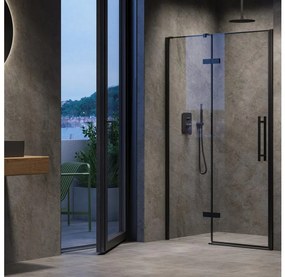 Ravak X0VVGC300Z1 - COOL zuhanyajtó 120x195 cm fekete