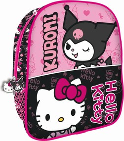 Hello Kitty & Kuromi hátizsák, táska 26 cm