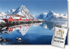 Fotótapéta Flizelina Norvégia Lofoty Reine Fiord Nordic 152,5x104 ragasztó