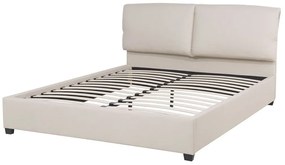 Franciaágy 140 cm BELLA (ágyráccsal) (bézs). 1007170