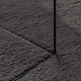 Területszőnyeg Antracit 100x200 cm Poliészter Csúszásmentes