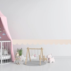 PIPPER. Textil öntapadó tapéta - Mini Ív - Barna színű Szín: Sápadt