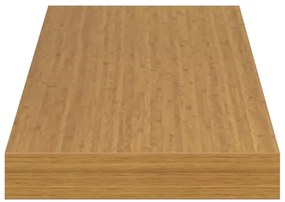 vidaXL Falpolc Falra szerelhető 4 pcs Bézs 50 x 23 x 4 cm Faanyag