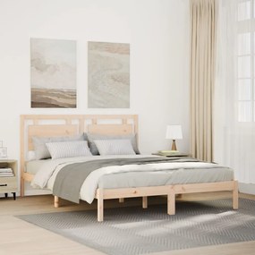 tömör fa extra hosszú ágykeret matrac nélkül 160 x 210 cm